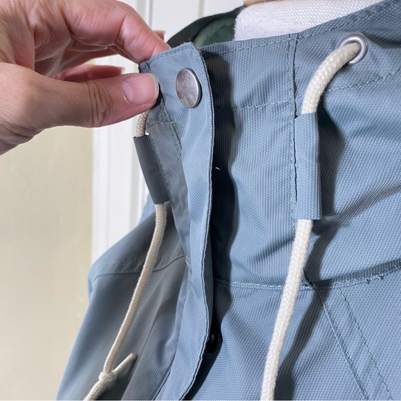 Columbia Sportswear Pardon My Trench Belted Rain Coat Jacket Blue Gray S - Picture 6 of 16